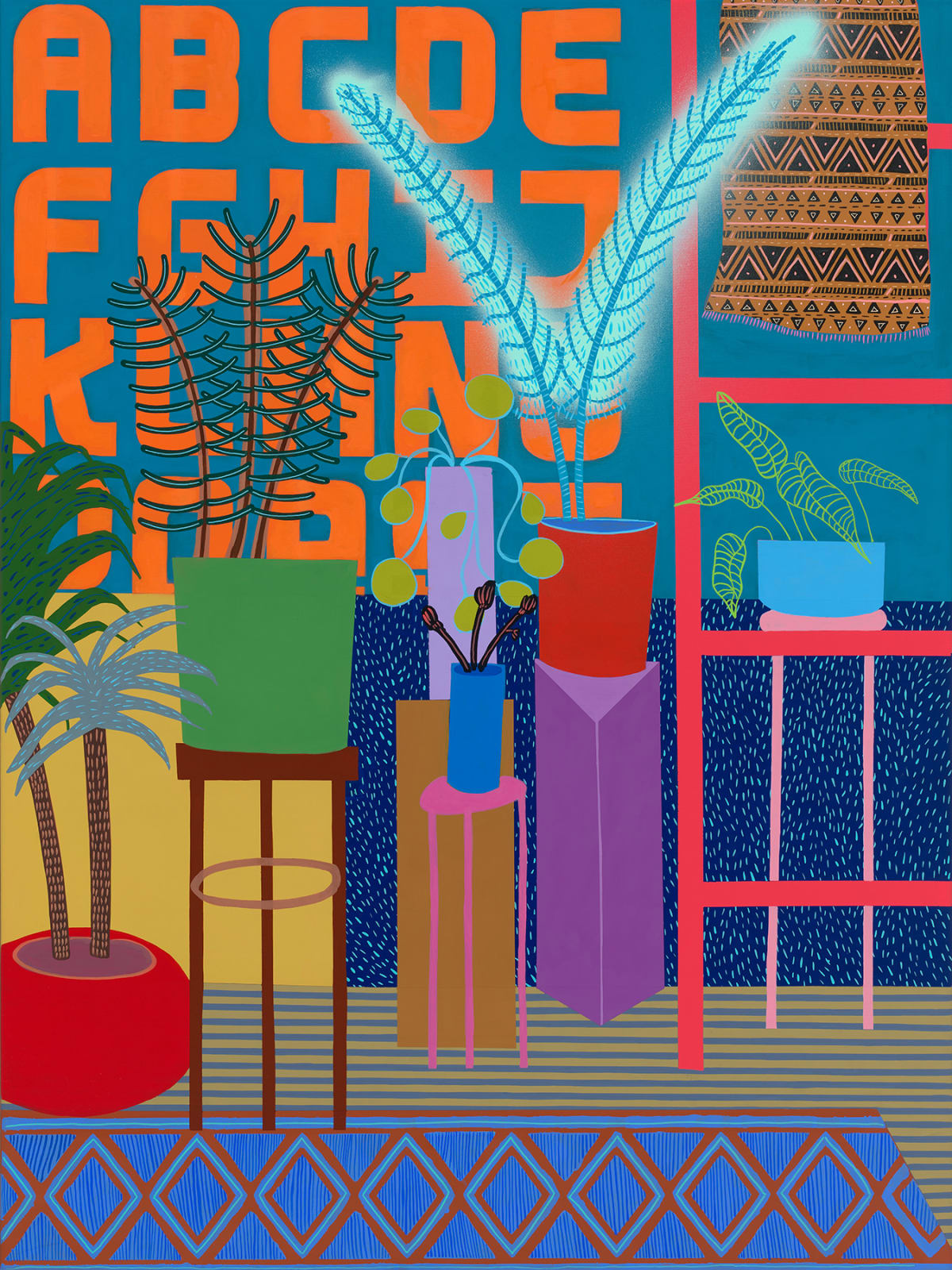 Mary Finlayson, Living Room Corner With Ladder, 2021