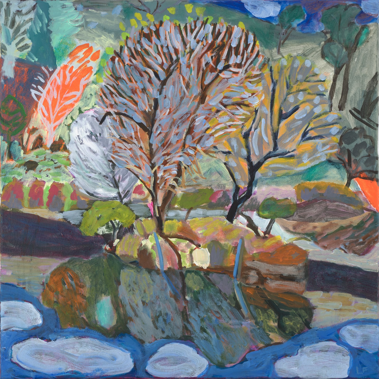 Lynne Flemons, Nimmitabel Winter Trees, 2022