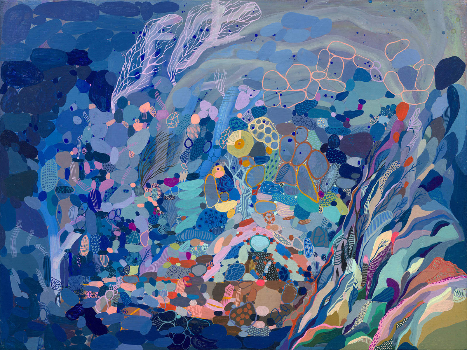 Betsy Walton, River Rocks, 2021