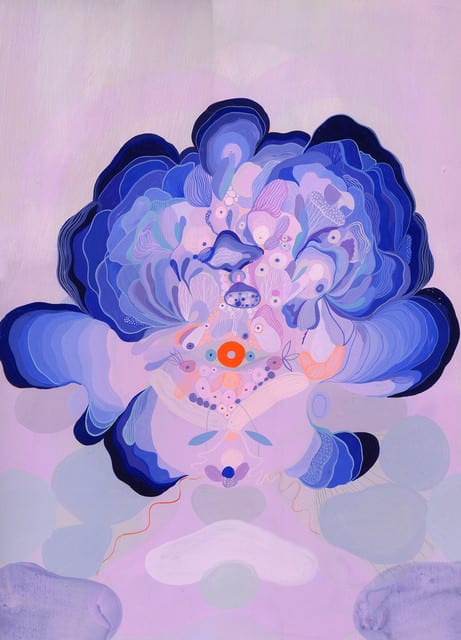 Betsy Walton, Ultramarine Orb, 2019