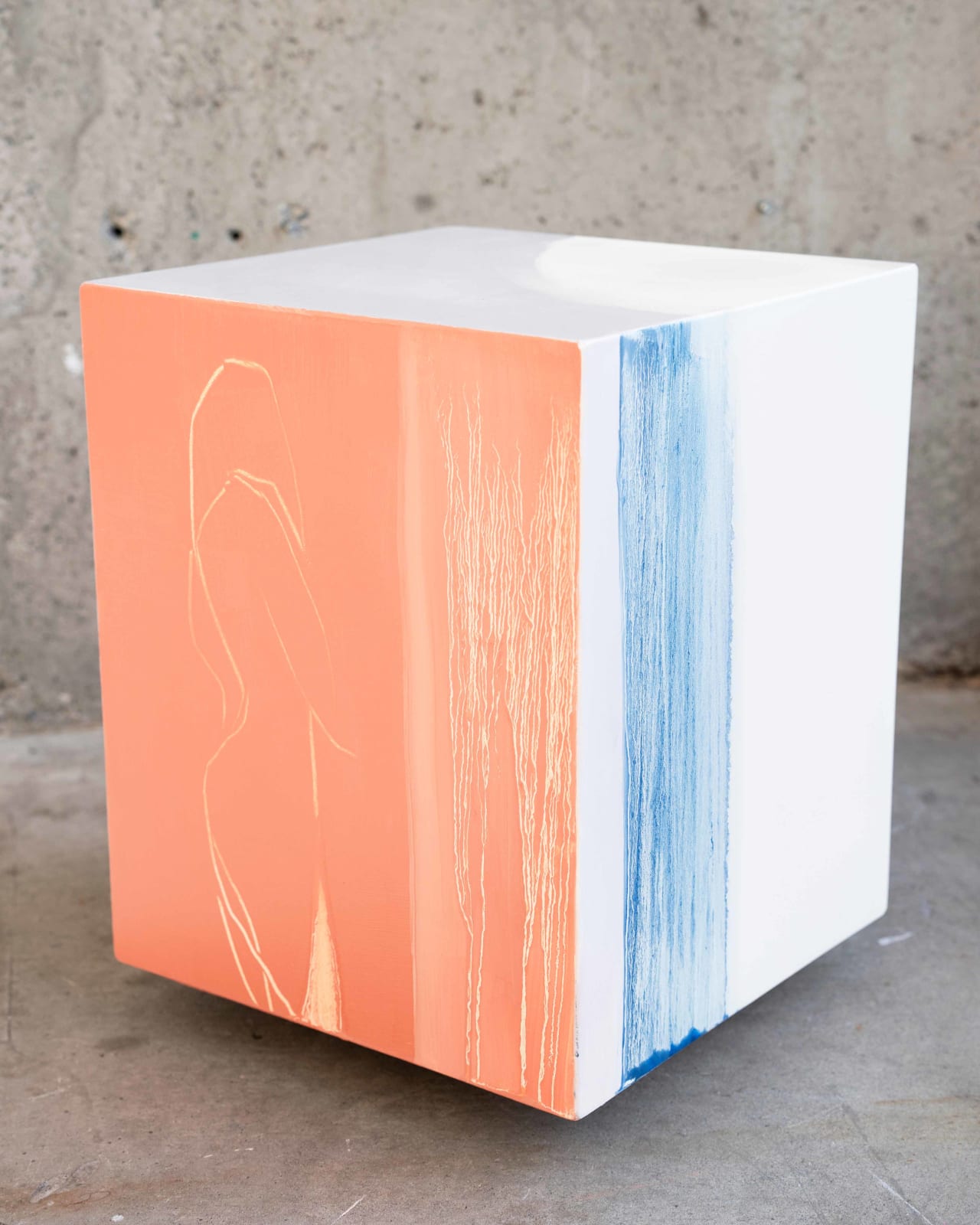 Hand Painted Plinth, 2023
