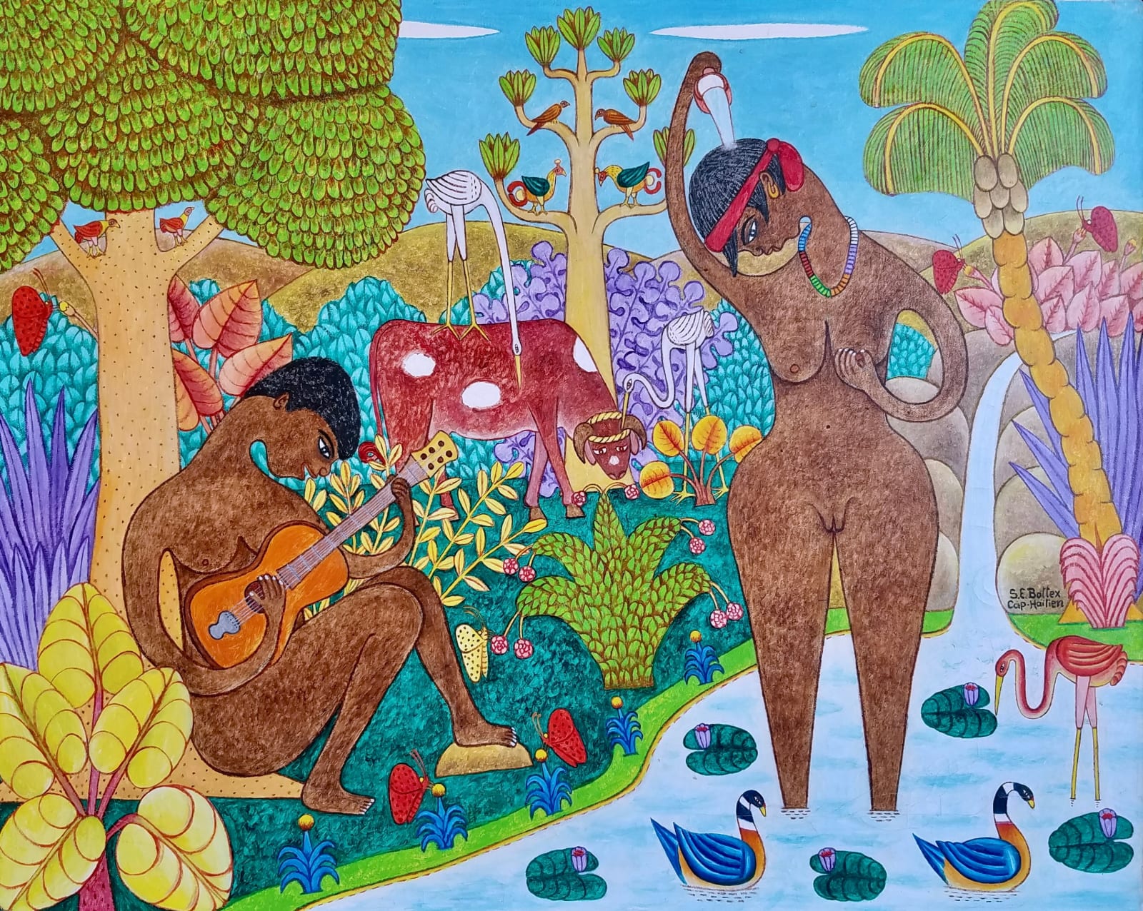 Seymour Etienne Bottex, Adam & Eve, 1970's