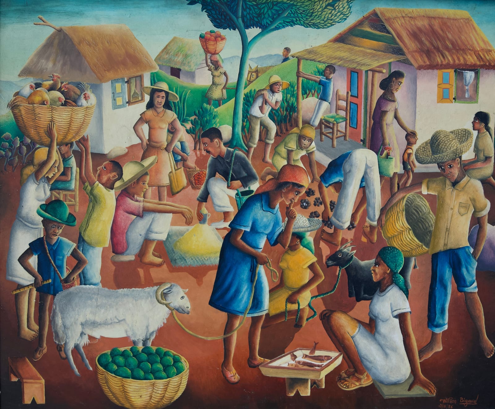 Wilson Bigaud, Marché, 1956