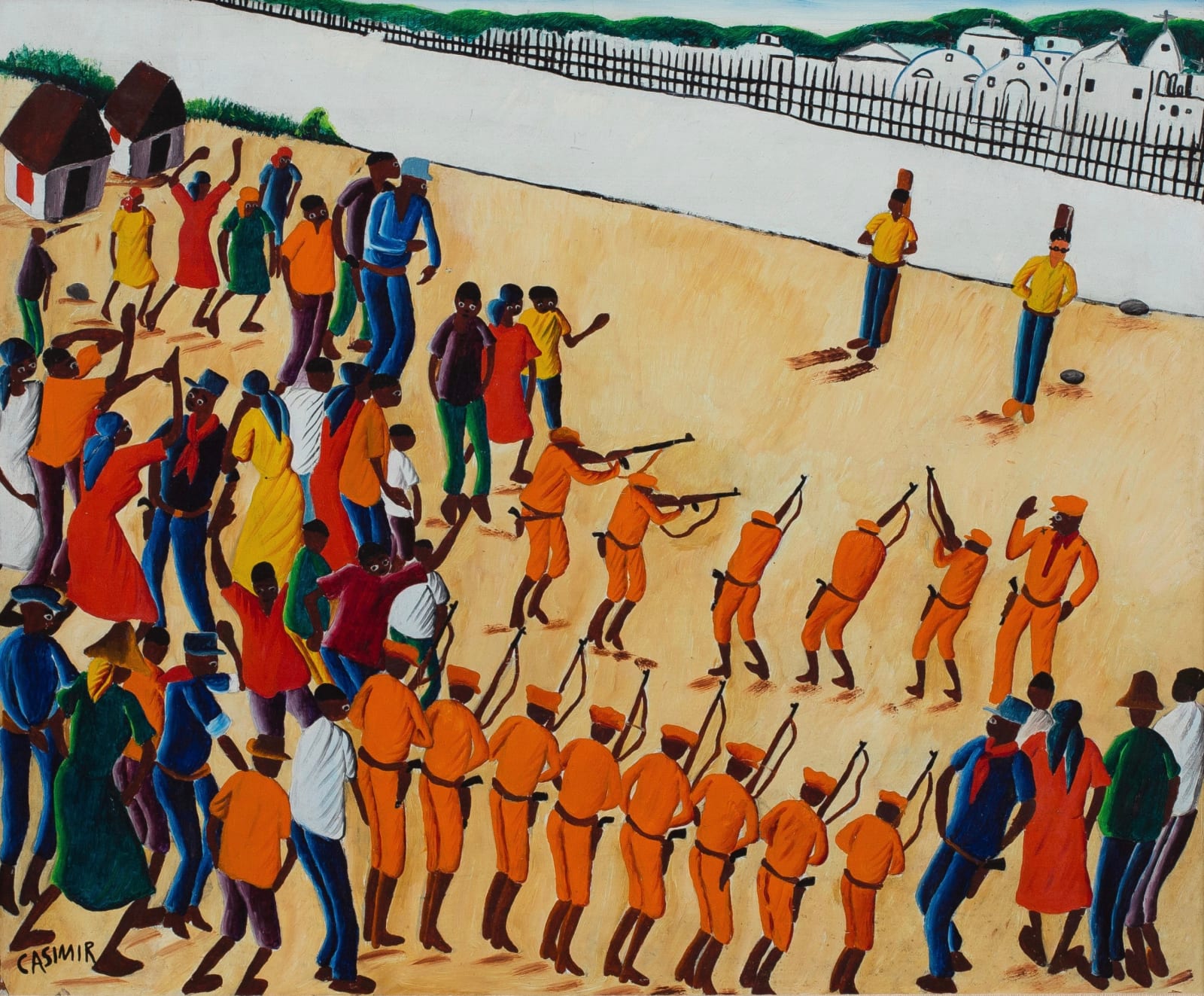 Laurent Casimir, Untitled (Political Firing Range), c. 1970's