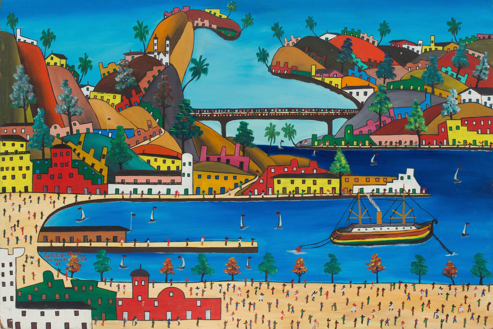 Préfète Duffaut, Imaginary Harbor (Jacmel, Haiti), 1967