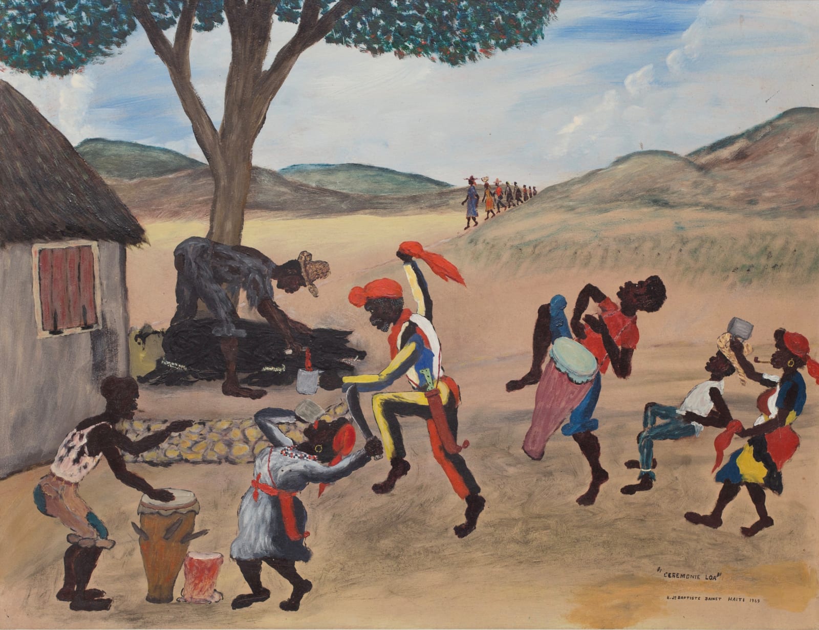 Edger Jean-Baptiste, Cermonie Loa , 1969