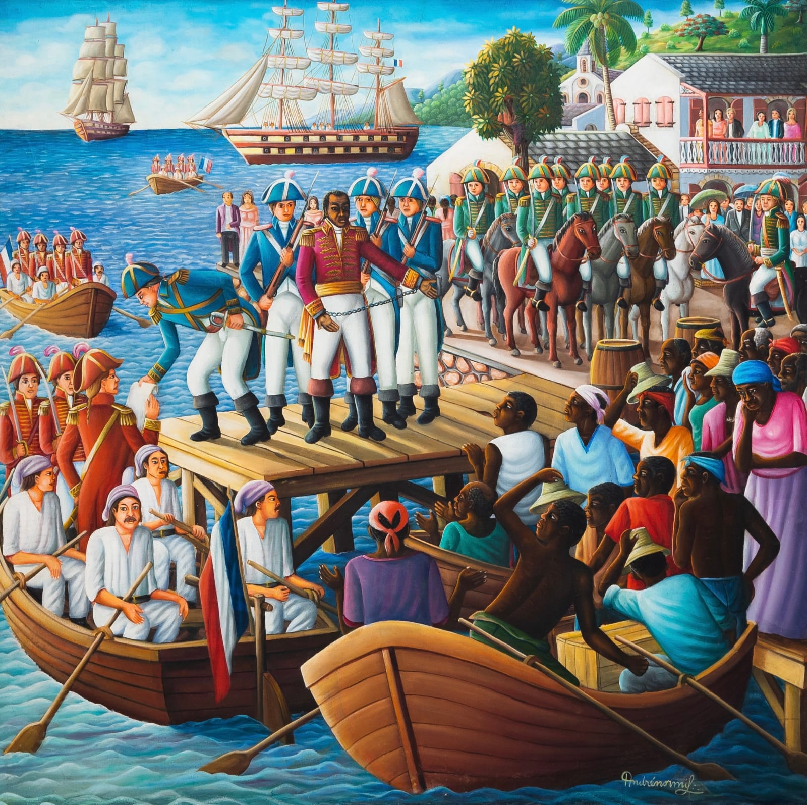 André Normil, Arrest of Toussaint Louverture