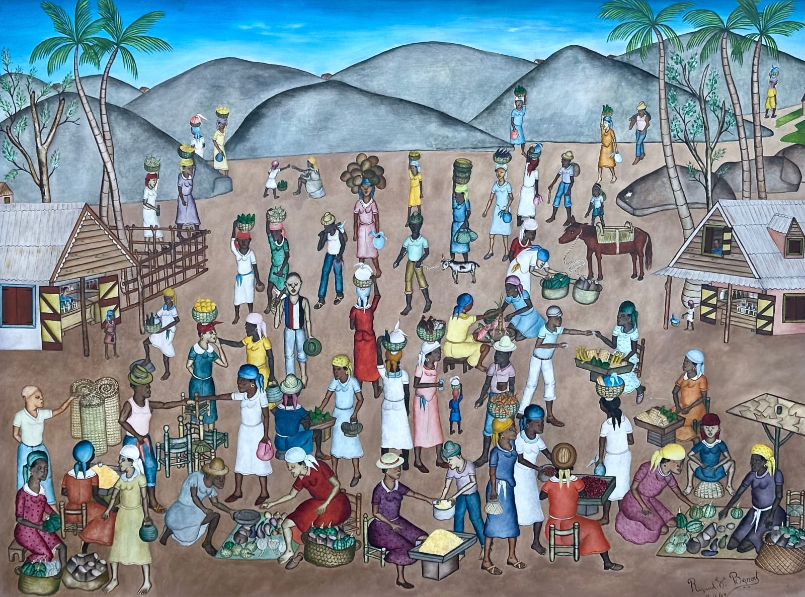 Rigaud Benoit, Marché , 1969