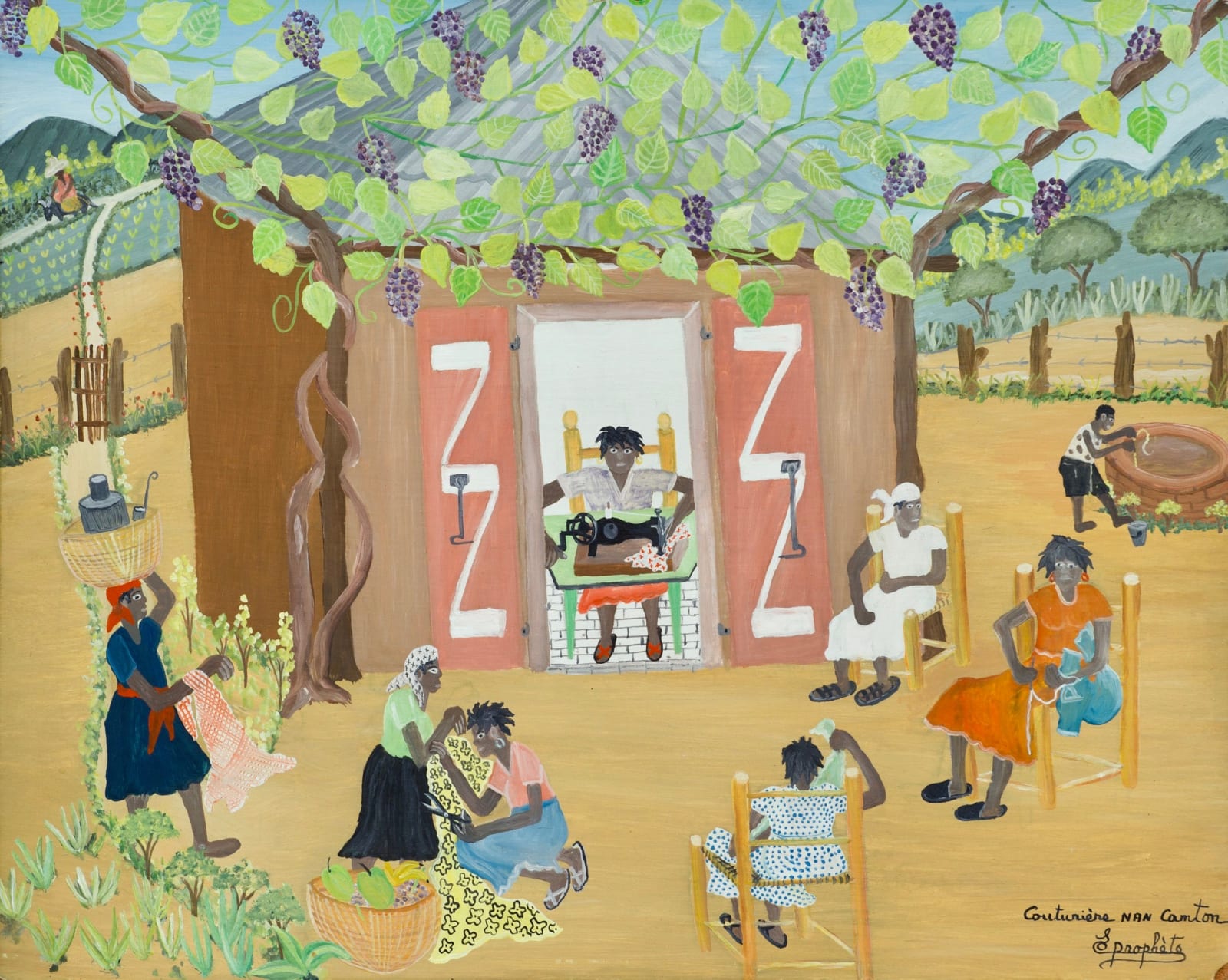 Ernst Prophète, The Seamstress of Camton, 1976