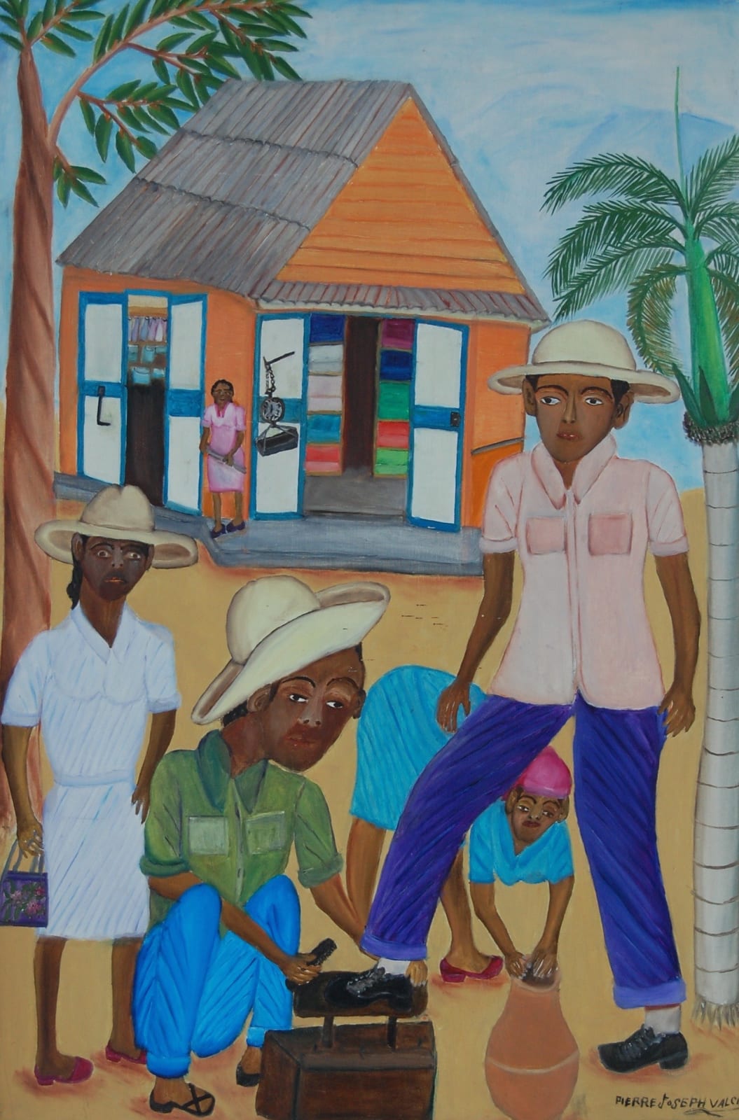 Pierre Joseph-Valcin, Shoe-Shine, 1976