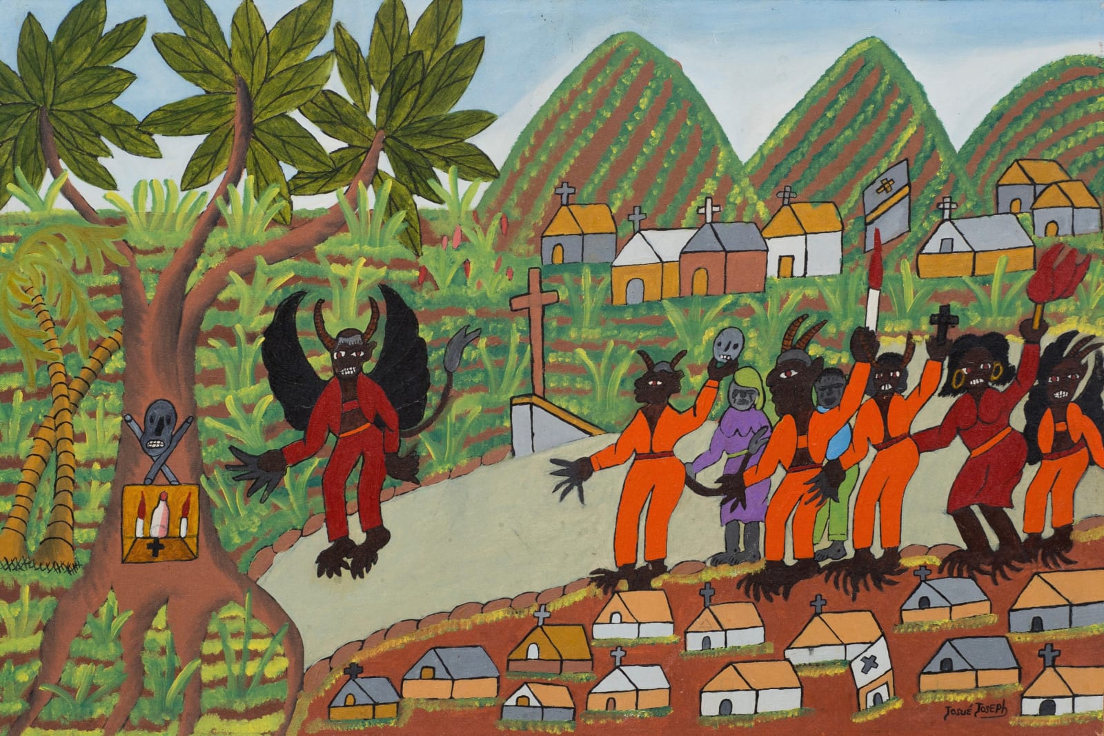 Josué Joseph, Cemetery Ceremony, 1970's