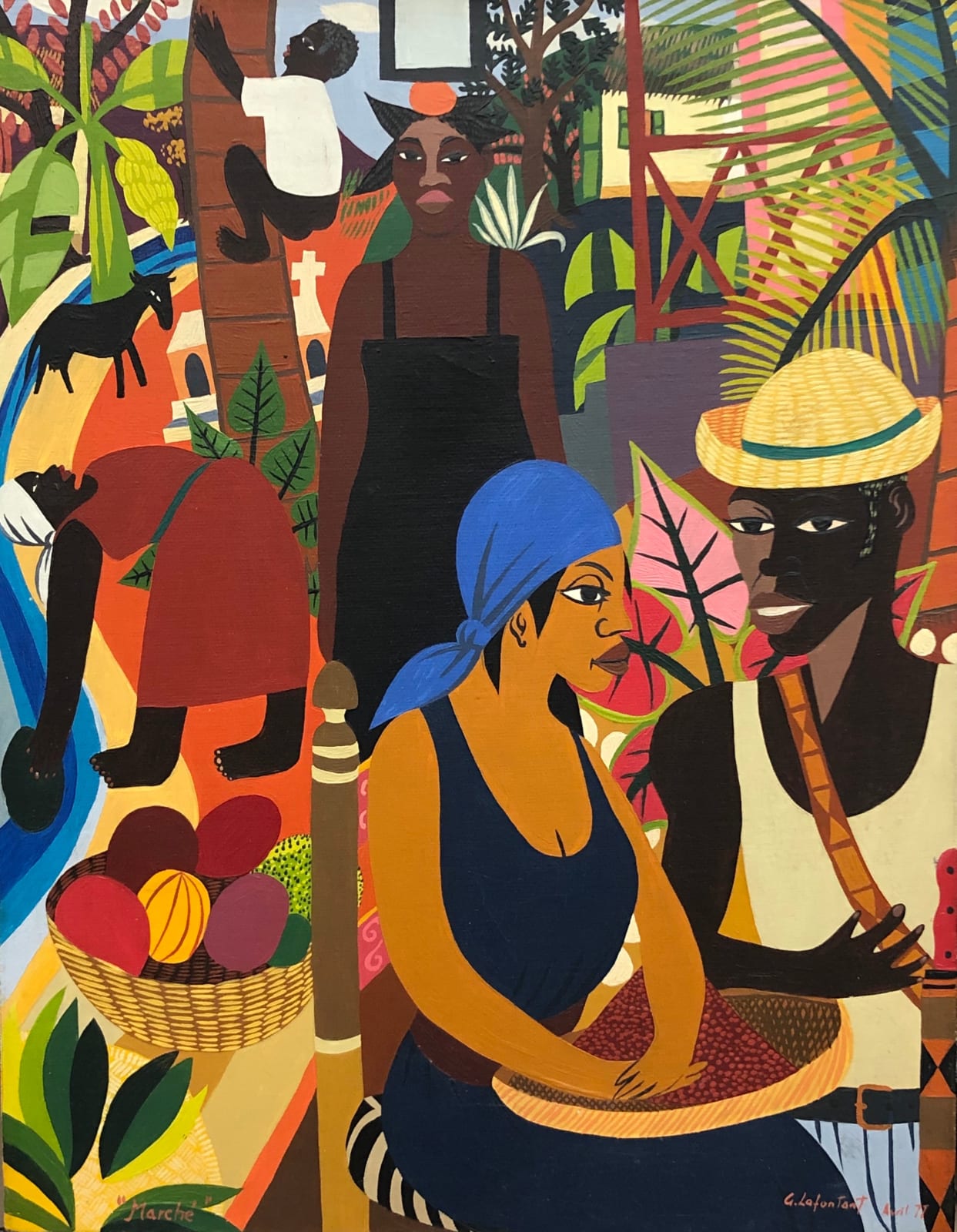 Gerard LaFontant, Marché, 1971