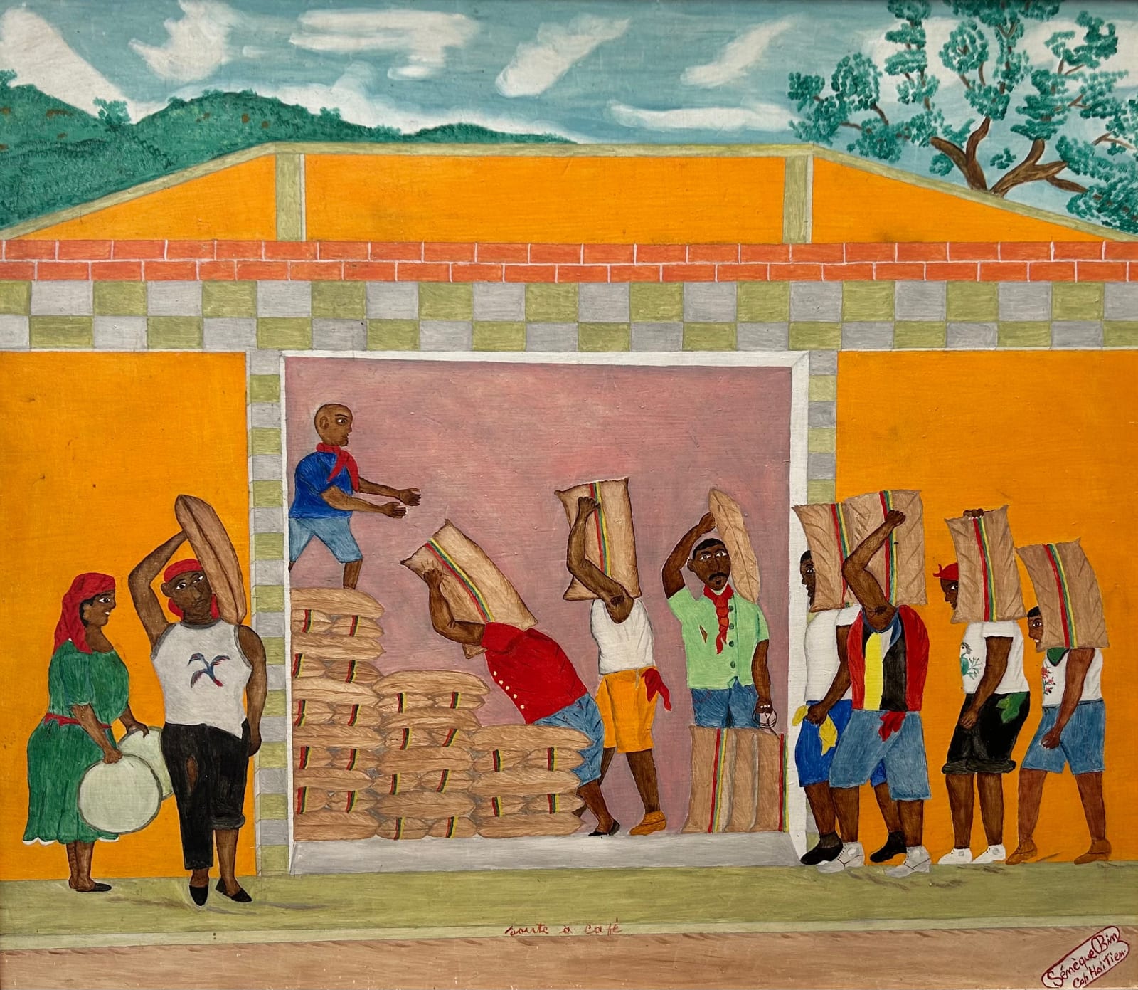 Sènéque Obin, Storing Coffee, 1950's
