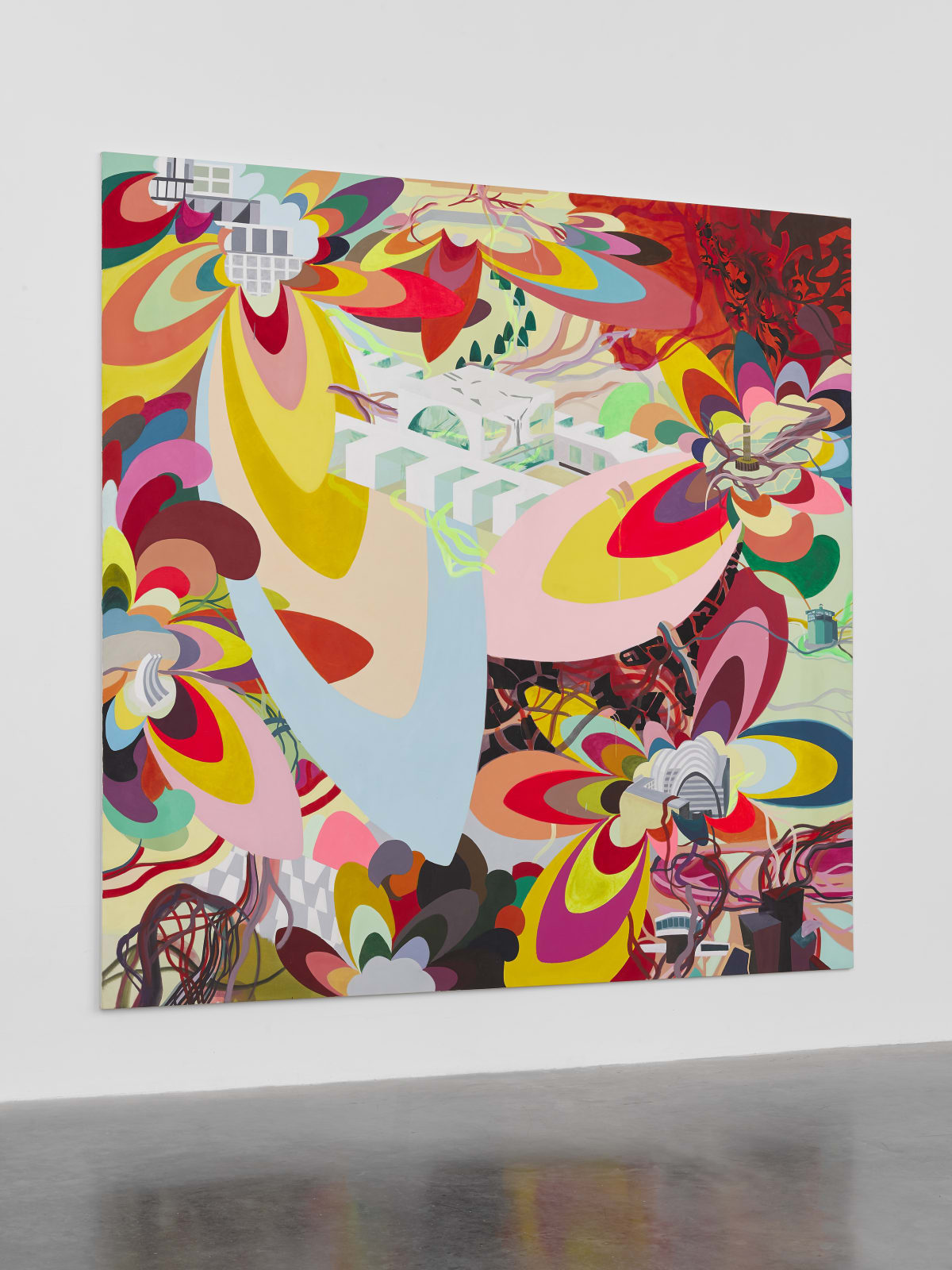 Franz Ackermann Mental Maps Franz Ackermann, Untitled (Mental Map: Evasion Iii), 1996 | White Cube
