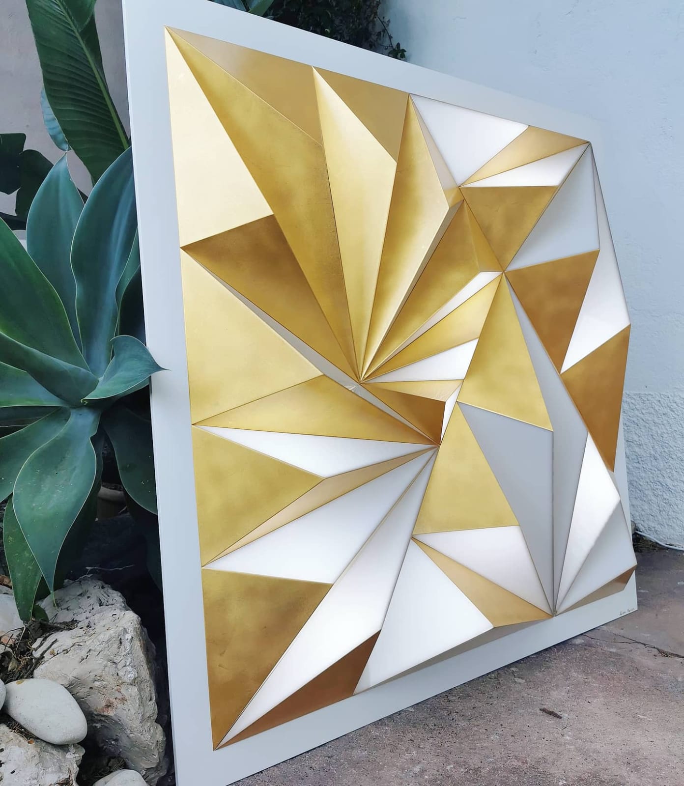 MIAMI, Feuille d'or 24 carats, 2020