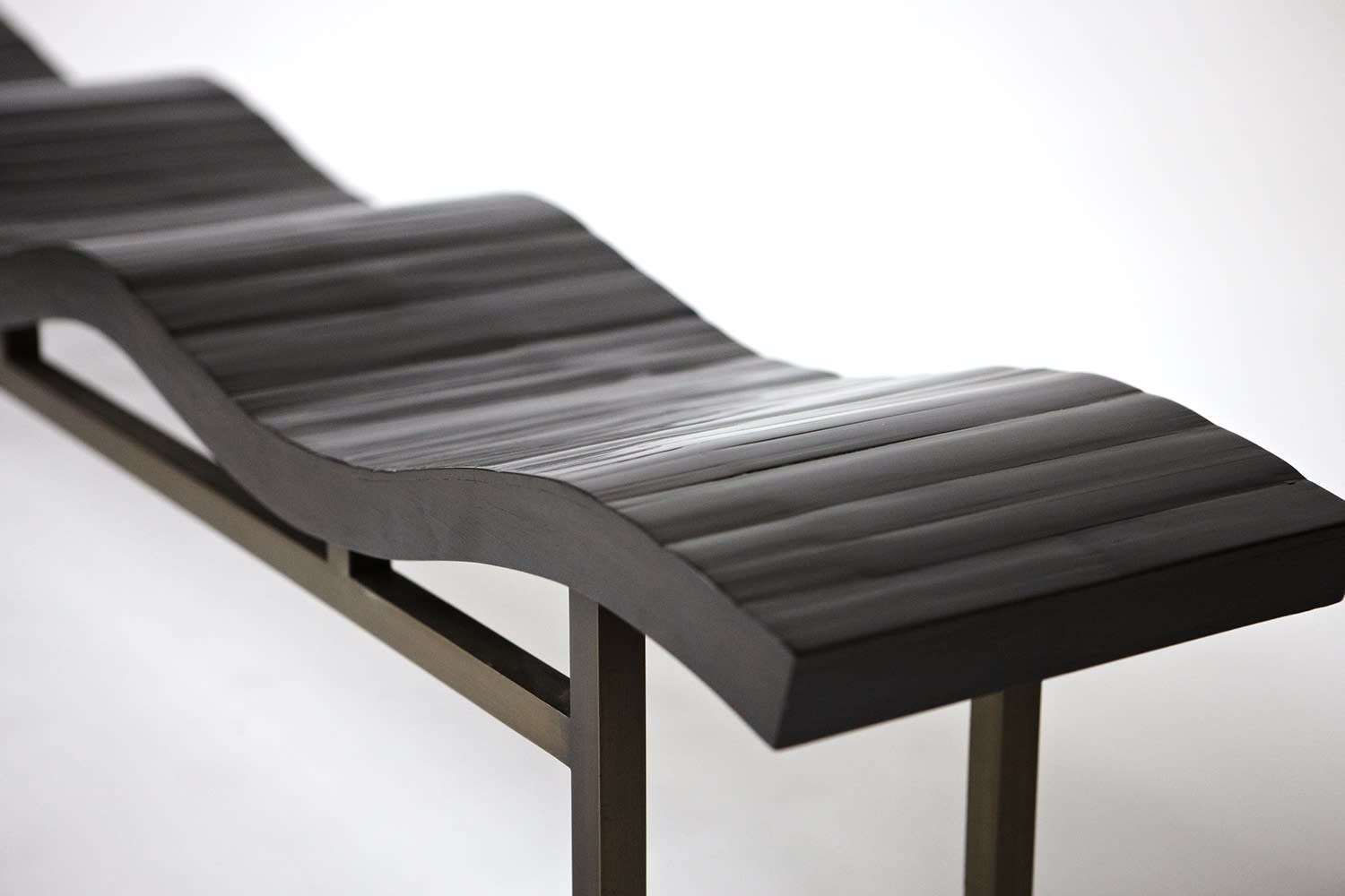 Bamboo Wave Bench