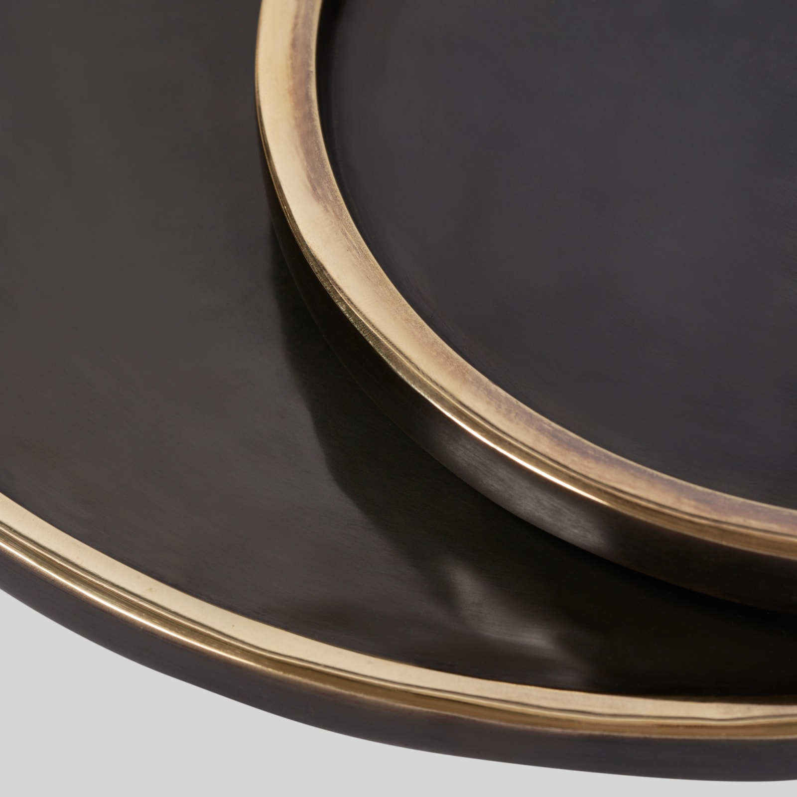 Round Bronze Trays | Aguirre Design