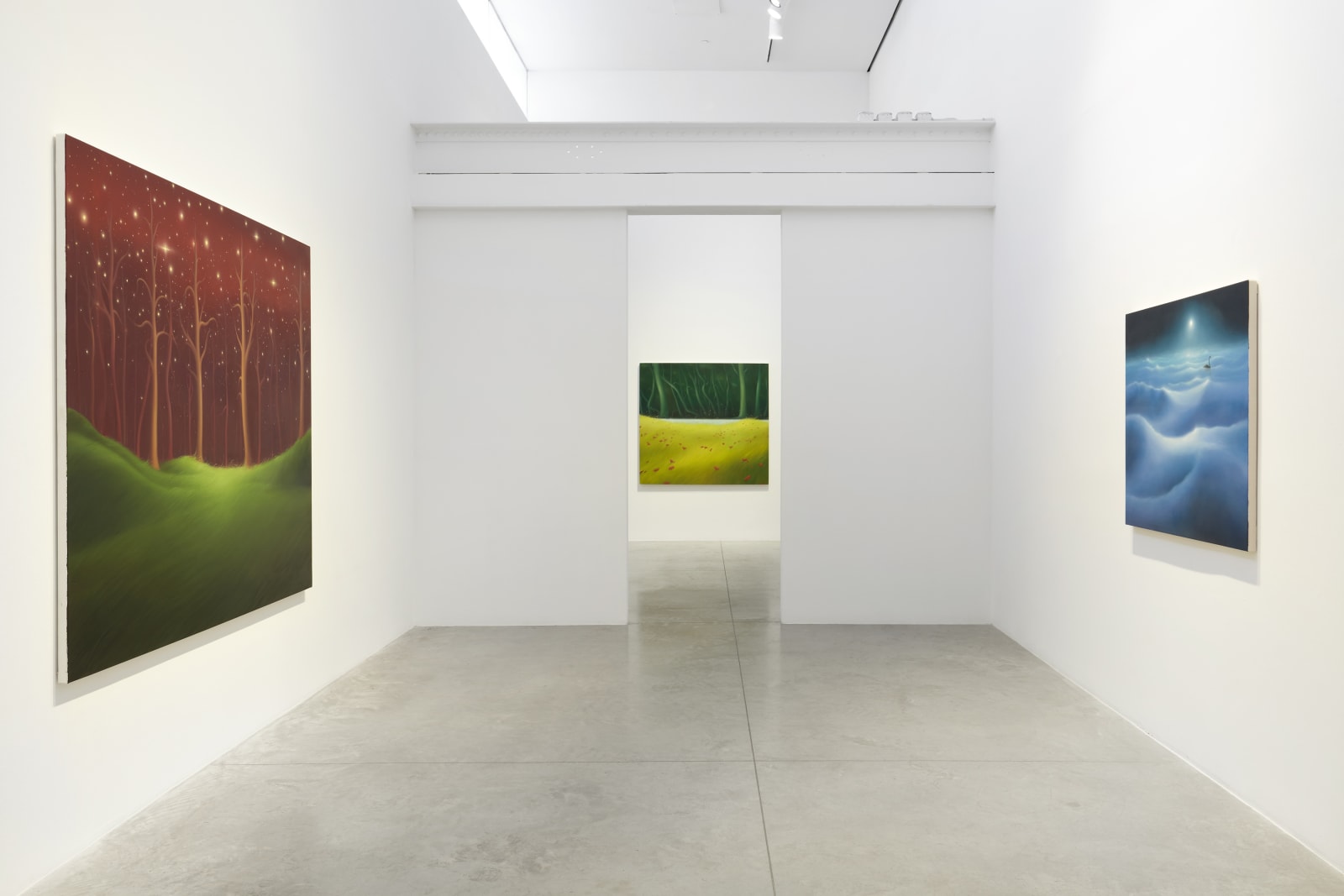 Sarah Lee: Two Skies. September 7 – October 14, 2023. albertz benda, New York. Photo by Thomas Müller.