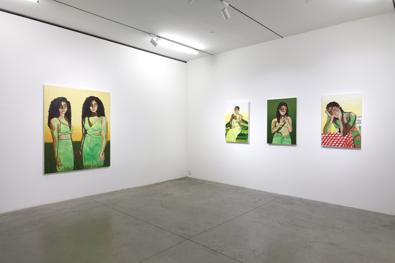 Rugiyatou Jallow: And Her Eyes Were Held by the Sun. albertz benda, New York. October 19 - November 22, 2023. Photo by Thomas Müller.