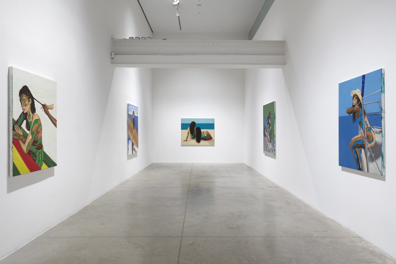 Rugiyatou Jallow: And Her Eyes Were Held by the Sun. albertz benda, New York. October 19 - November 22, 2023. Photo by Thomas Müller.