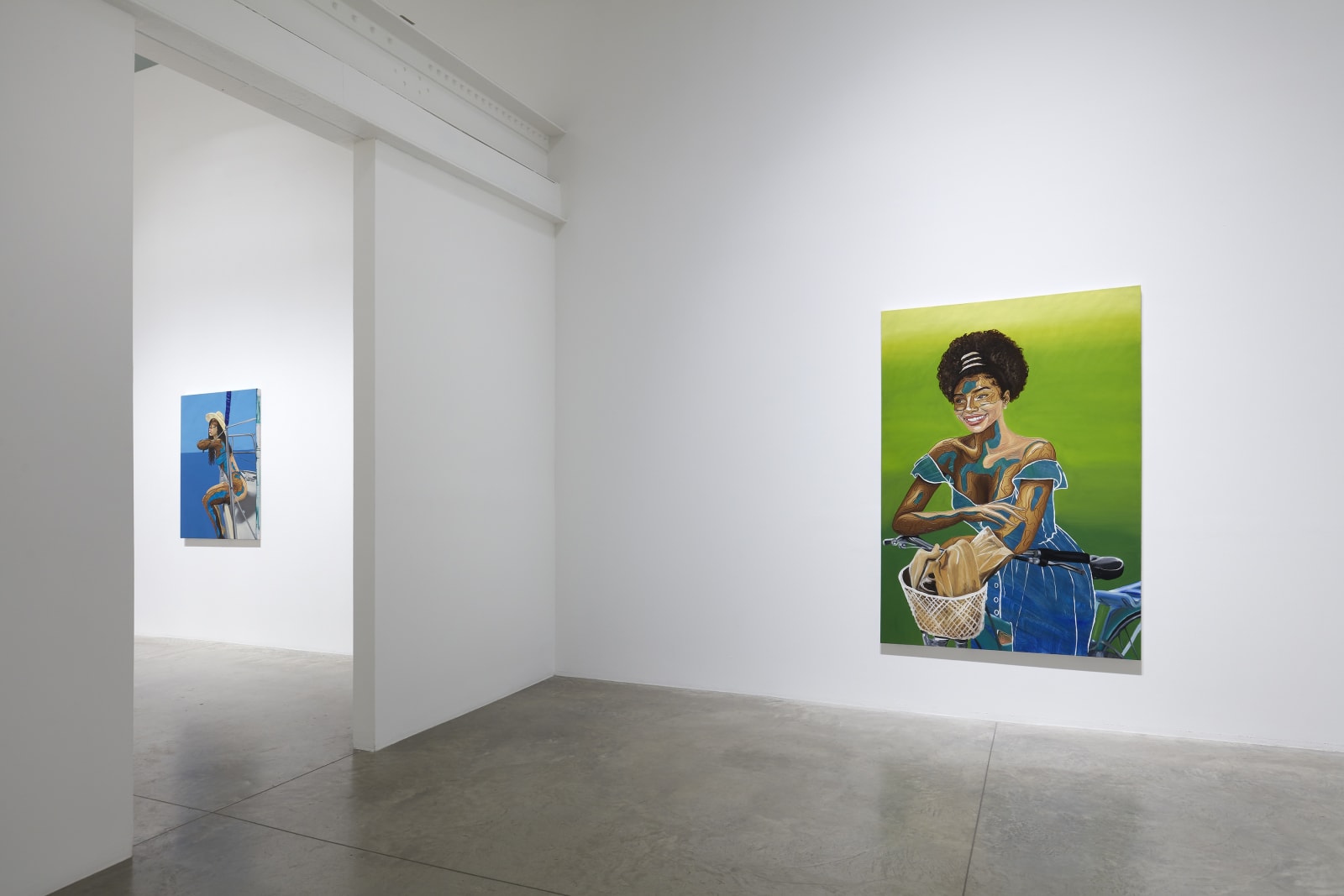 Rugiyatou Jallow: And Her Eyes Were Held by the Sun. albertz benda, New York. October 19 - November 22, 2023. Photo by Thomas Müller.