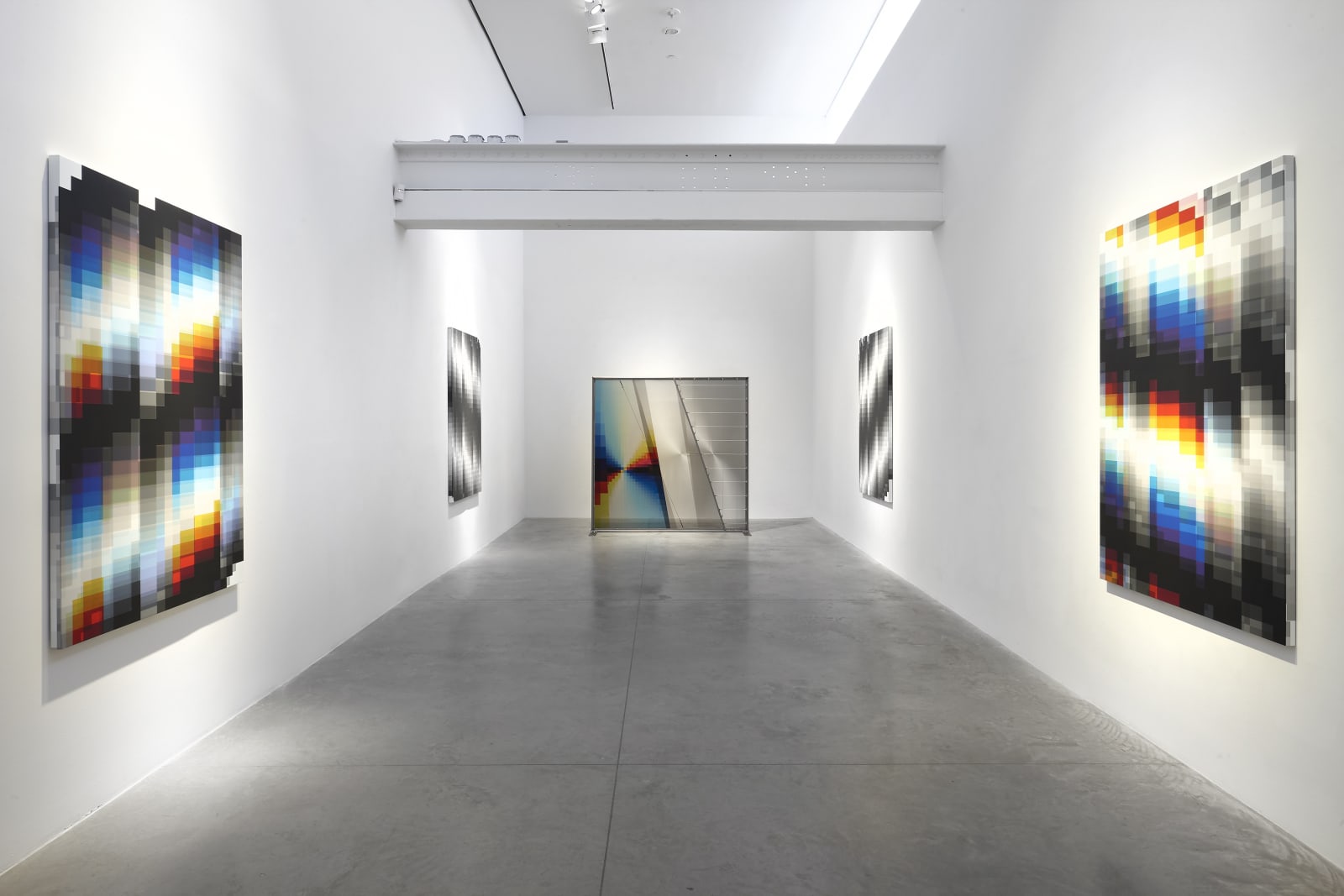 Felipe Pantone: Metallic Contact, albertz benda, NY. April 7 - May 14, 2022. Photo: Thomas Mueller