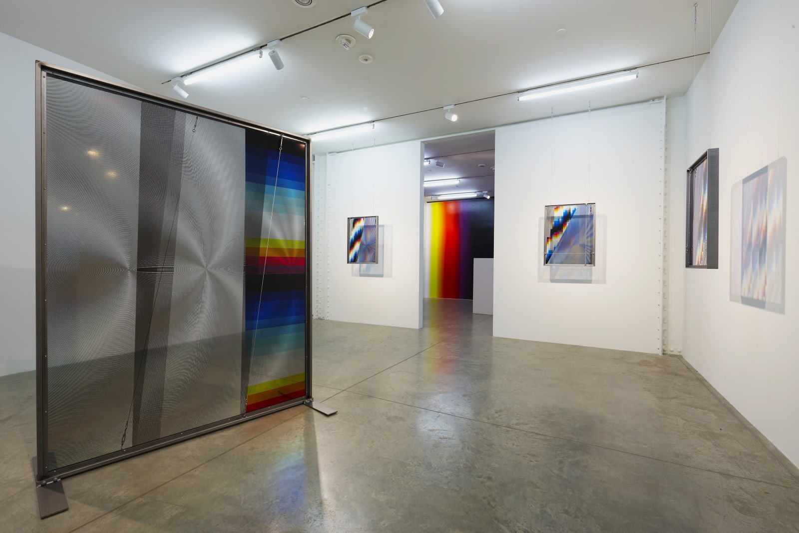 Felipe Pantone: Metallic Contact, albertz benda, NY. April 7 - May 14, 2022. Photo: Thomas Mueller