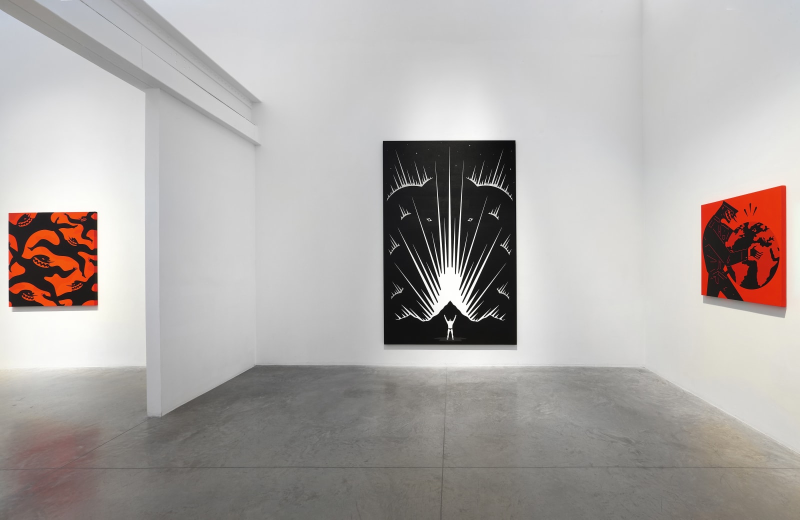 Cleon Peterson: Mr. Sinister, albertz benda, NY. March 3-April 2, 2022. Photo: Thomas Mueller