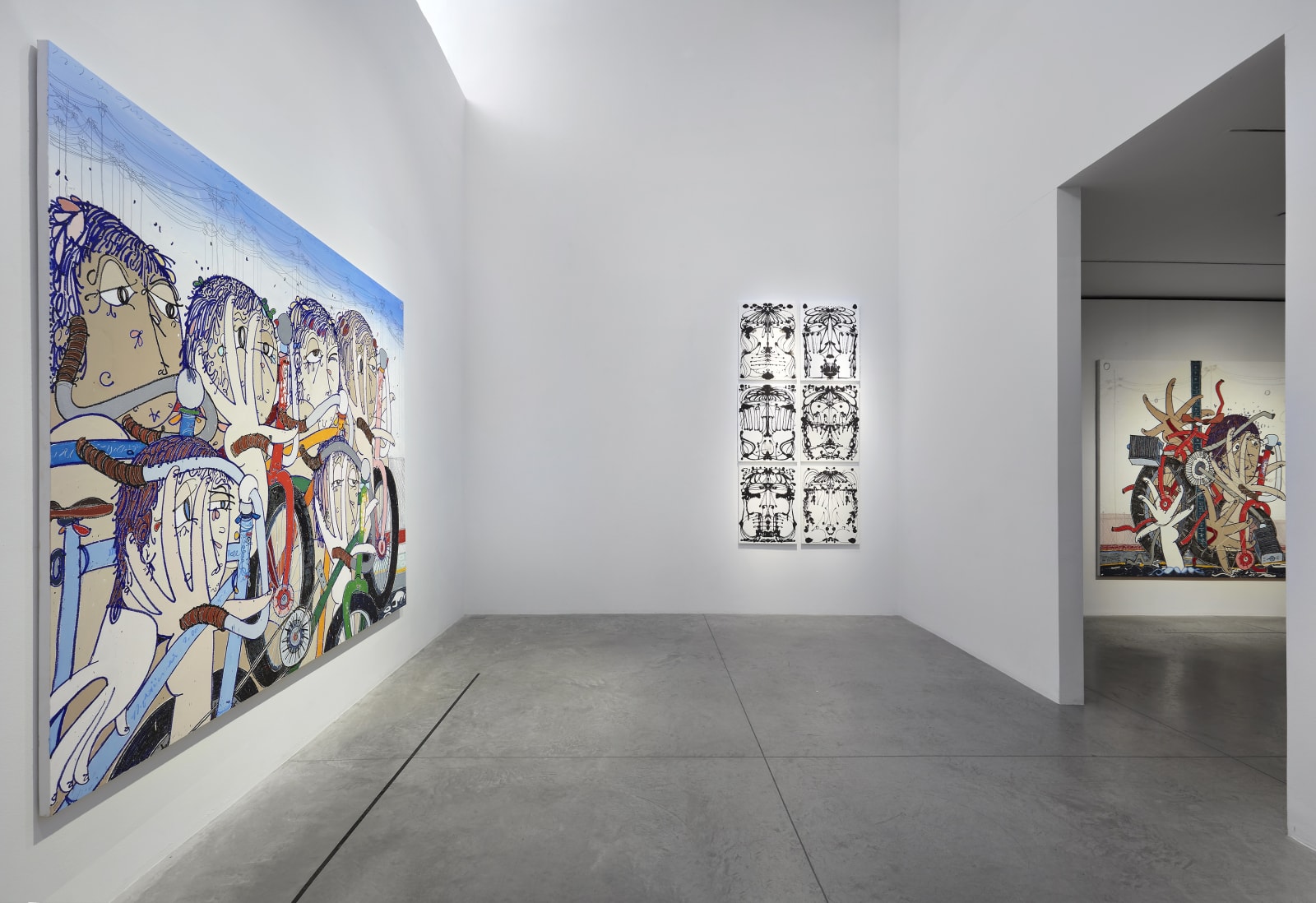 Timothy Curtis: The Cat's Cradle. albertz benda, New York. October 7 - November 20, 2021. Photo: Thomas Muller