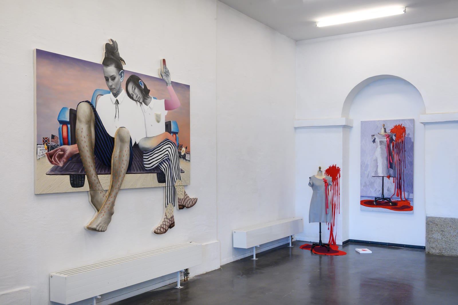 THIS IS AMERICA. Kunstraum Potsdam, Germany. August 7 - September 9, 2021. Photo: Michael Lüder