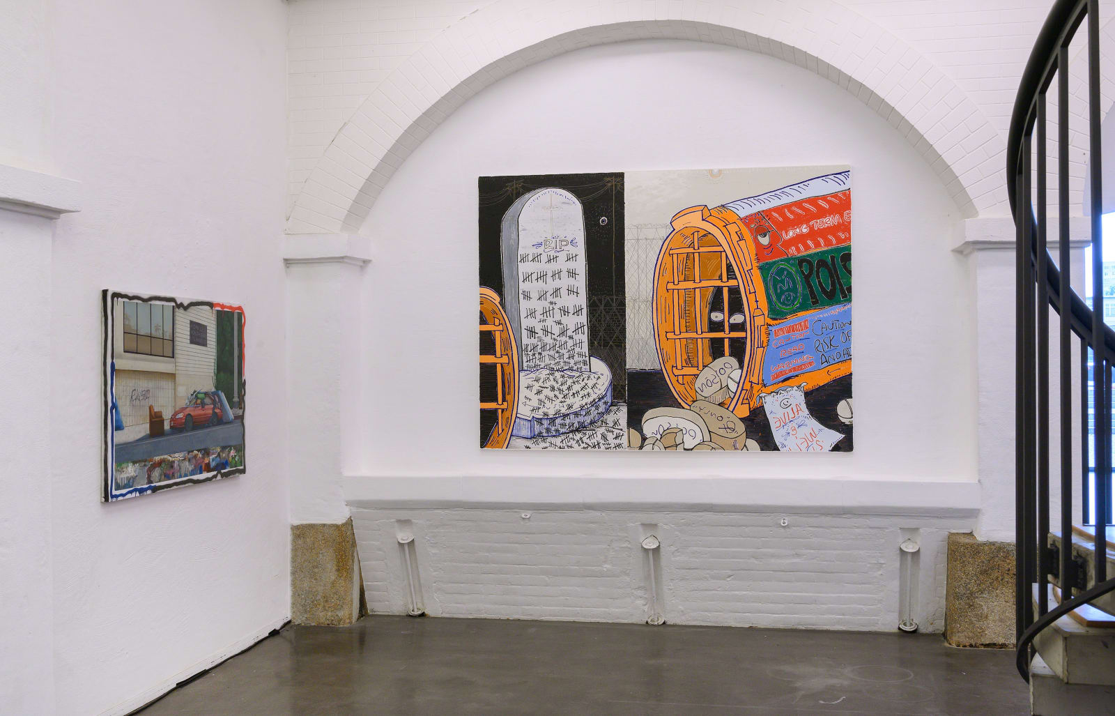 THIS IS AMERICA. Kunstraum Potsdam, Germany. August 7 - September 9, 2021. Photo: Michael Lüder
