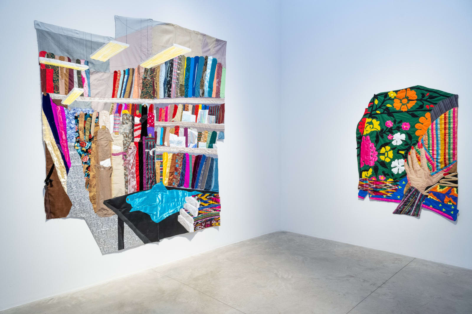 Hangama Amiri: Wandering Amidst the Colors. albertz benda, New York. April 1 - May 1, 2021. Photo: Casey Kelbaugh