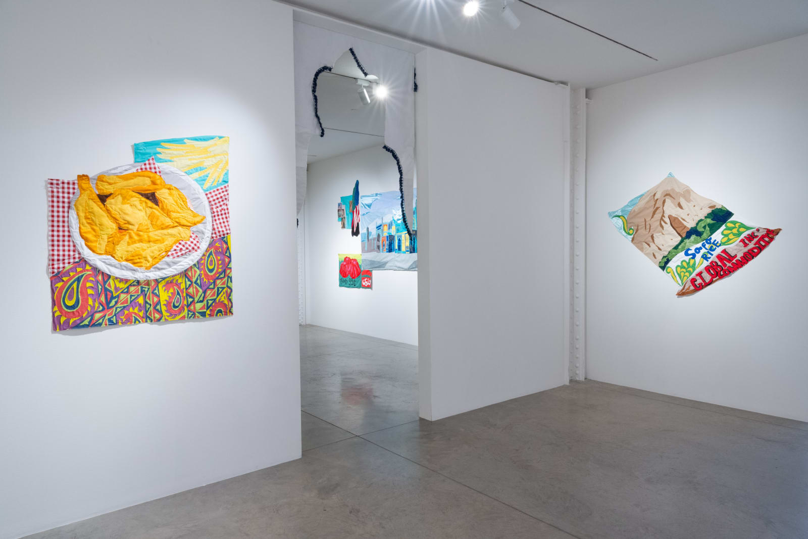 Hangama Amiri: Wandering Amidst the Colors. albertz benda, New York. April 1 - May 1, 2021. Photo: Casey Kelbaugh