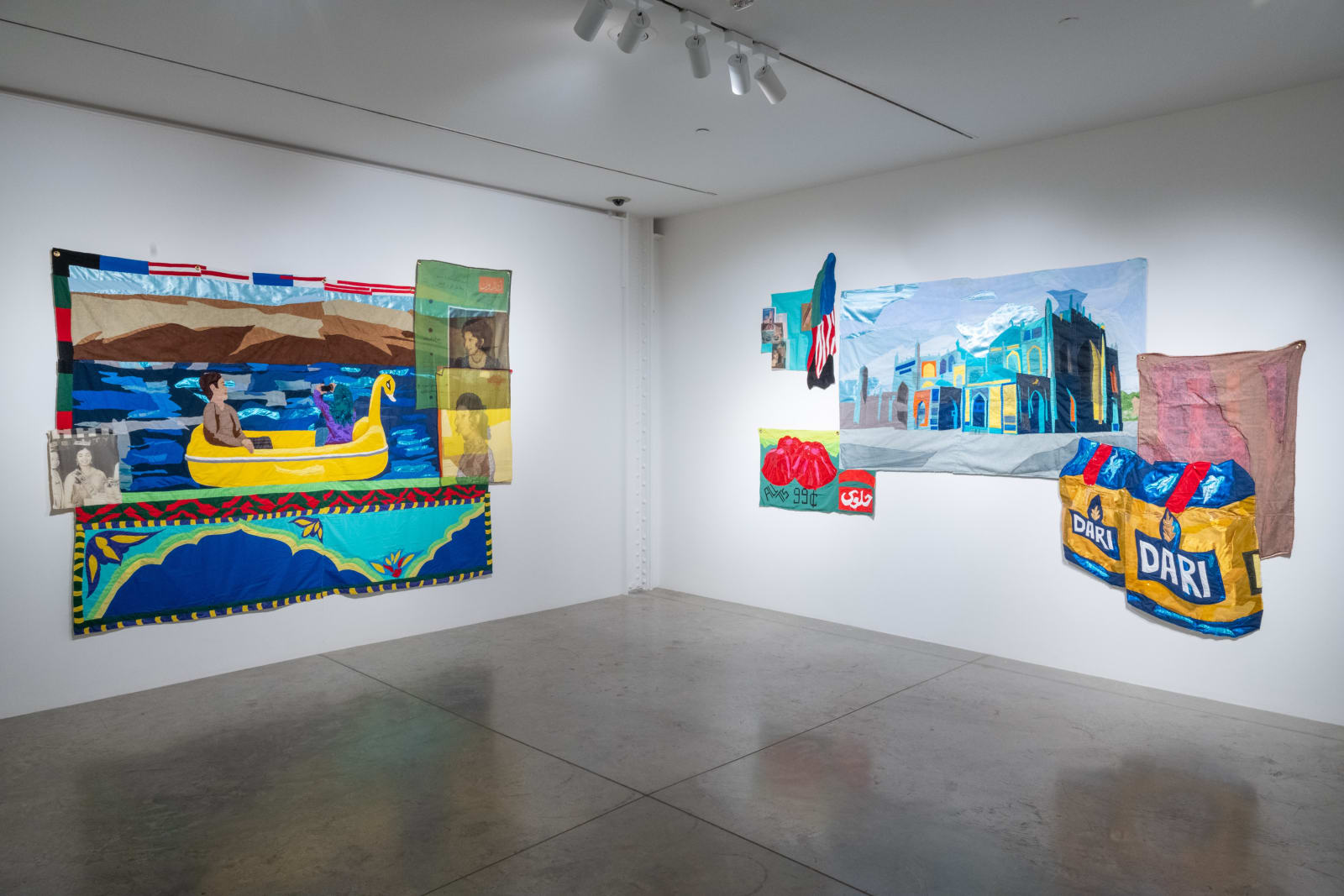 Hangama Amiri: Wandering Amidst the Colors. albertz benda, New York. April 1 - May 1, 2021. Photo: Casey Kelbaugh