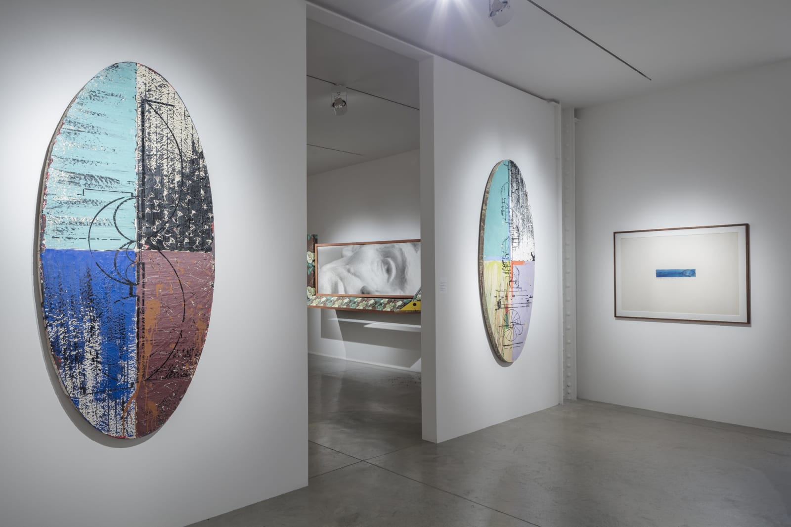 After the Orgies: Bill Beckley, the Eighties, installation image. albertz benda, New York. January 25 - March 10, 2018.