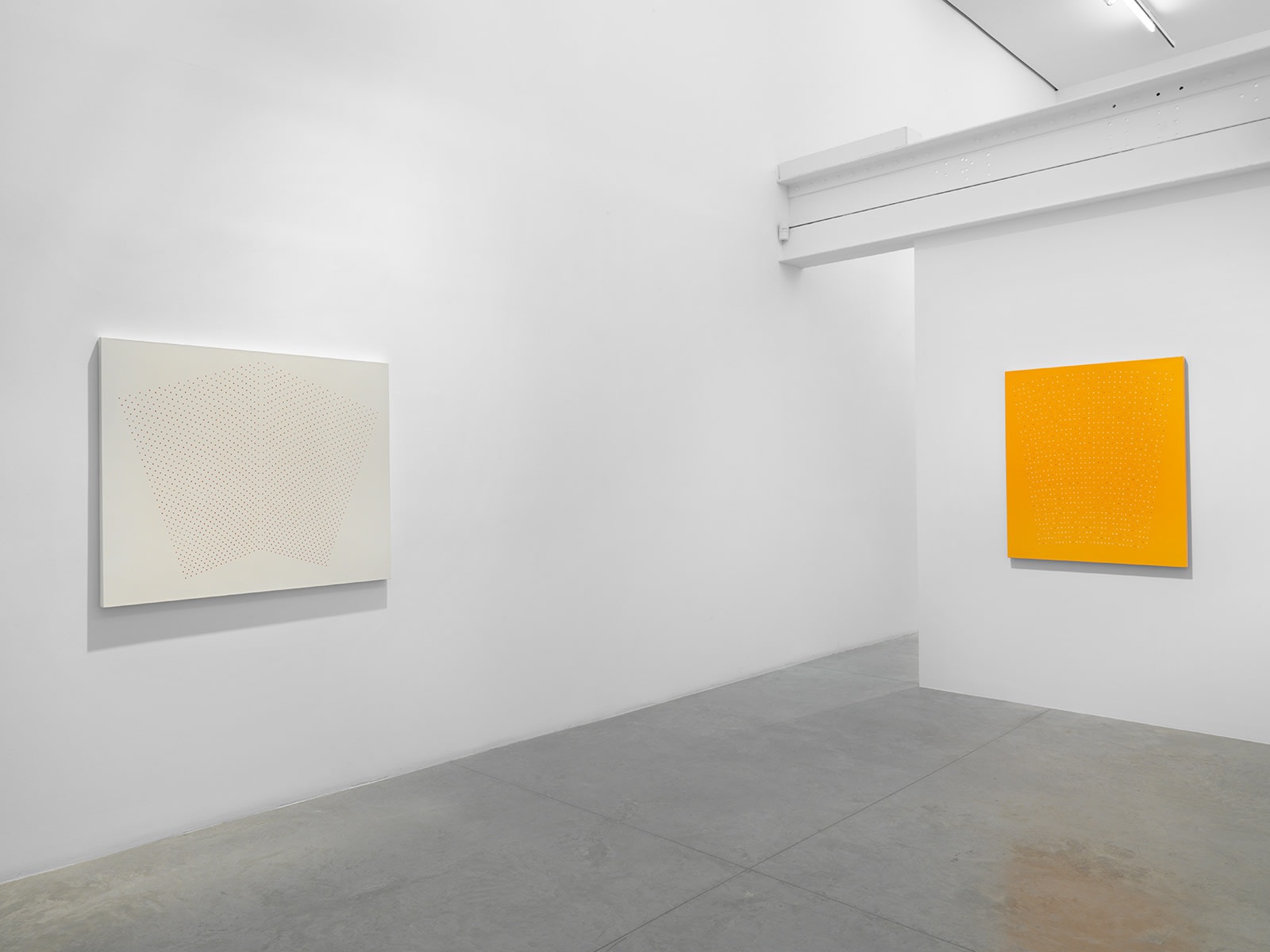 Tess Jaray: THE LIGHT SURROUNDED, installation view. Photo by Christopher Burke Studio
