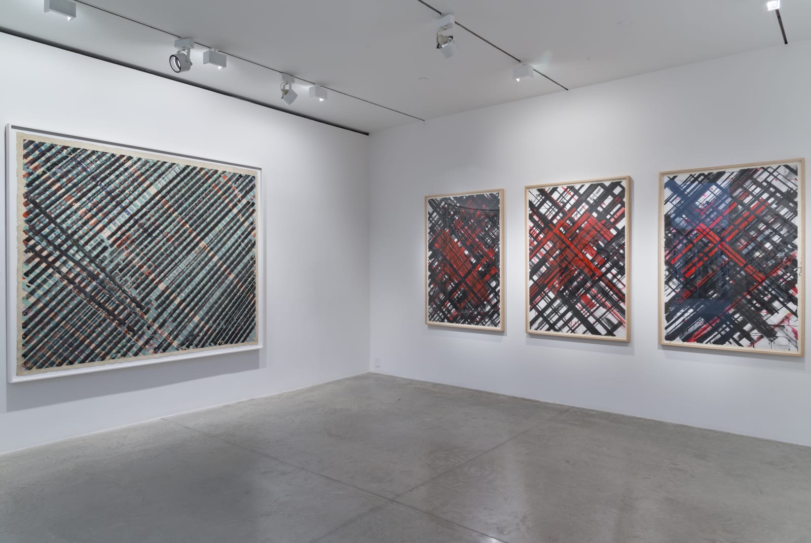 Ed Moses: Painting as Process (installation view). September 8 - October 15, 2016. Albertz Benda, New York.