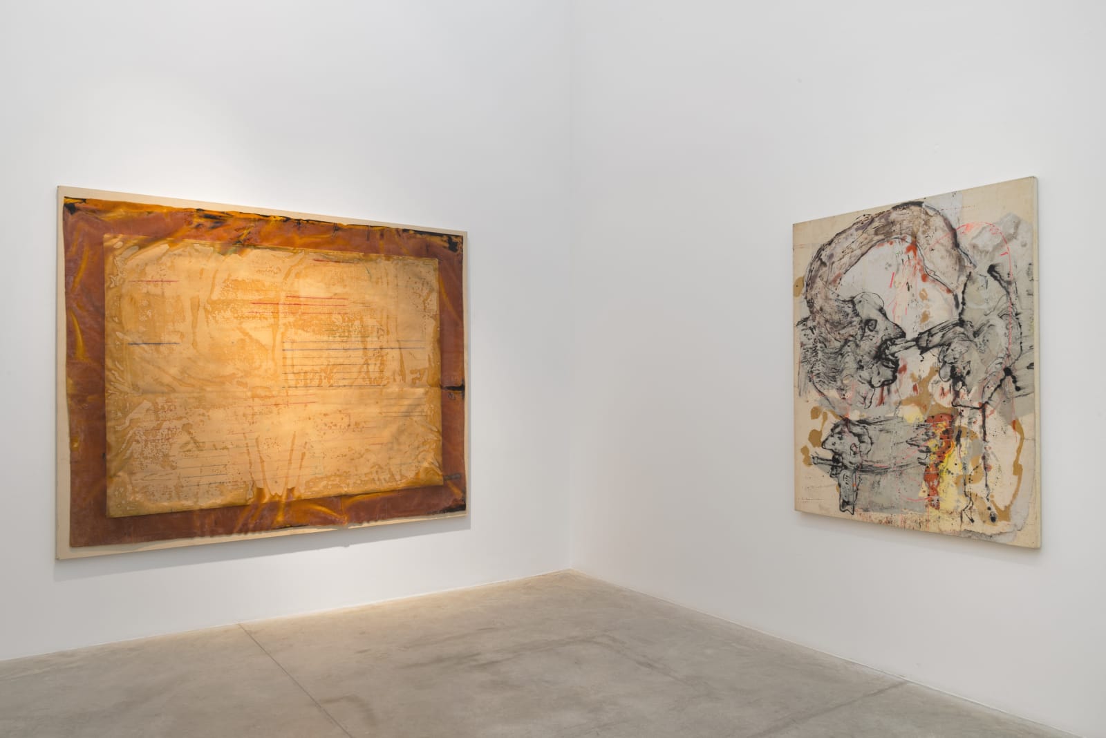 Ed Moses: Painting as Process (installation view). September 8 - October 15, 2016. Albertz Benda, New York.