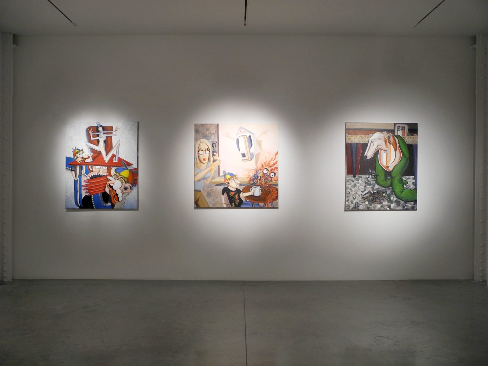 Installation view - Lucia Love: Doomerangs, July 7 - August 5, 2016.