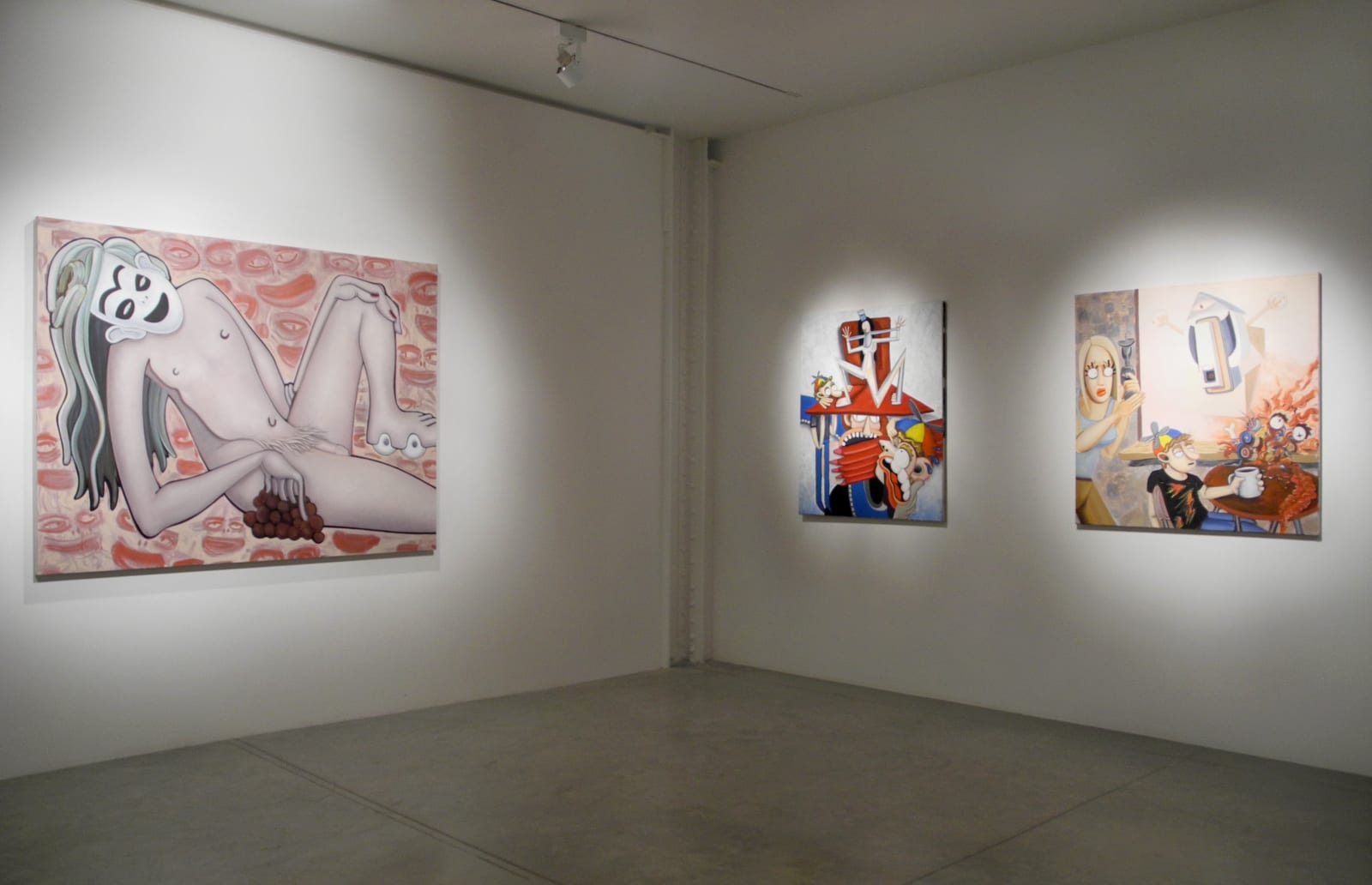 Installation view - Lucia Love: Doomerangs, July 7 - August 5, 2016.