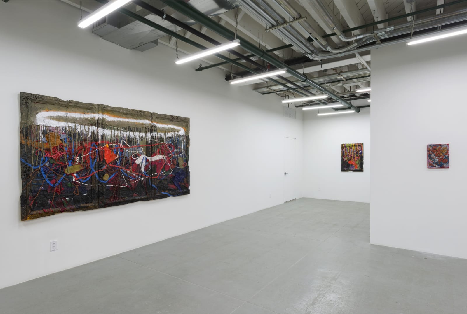 Installation view of Jigger Cruz: Smudging Dirty Little Touch, January 14 - February 13, 2016.