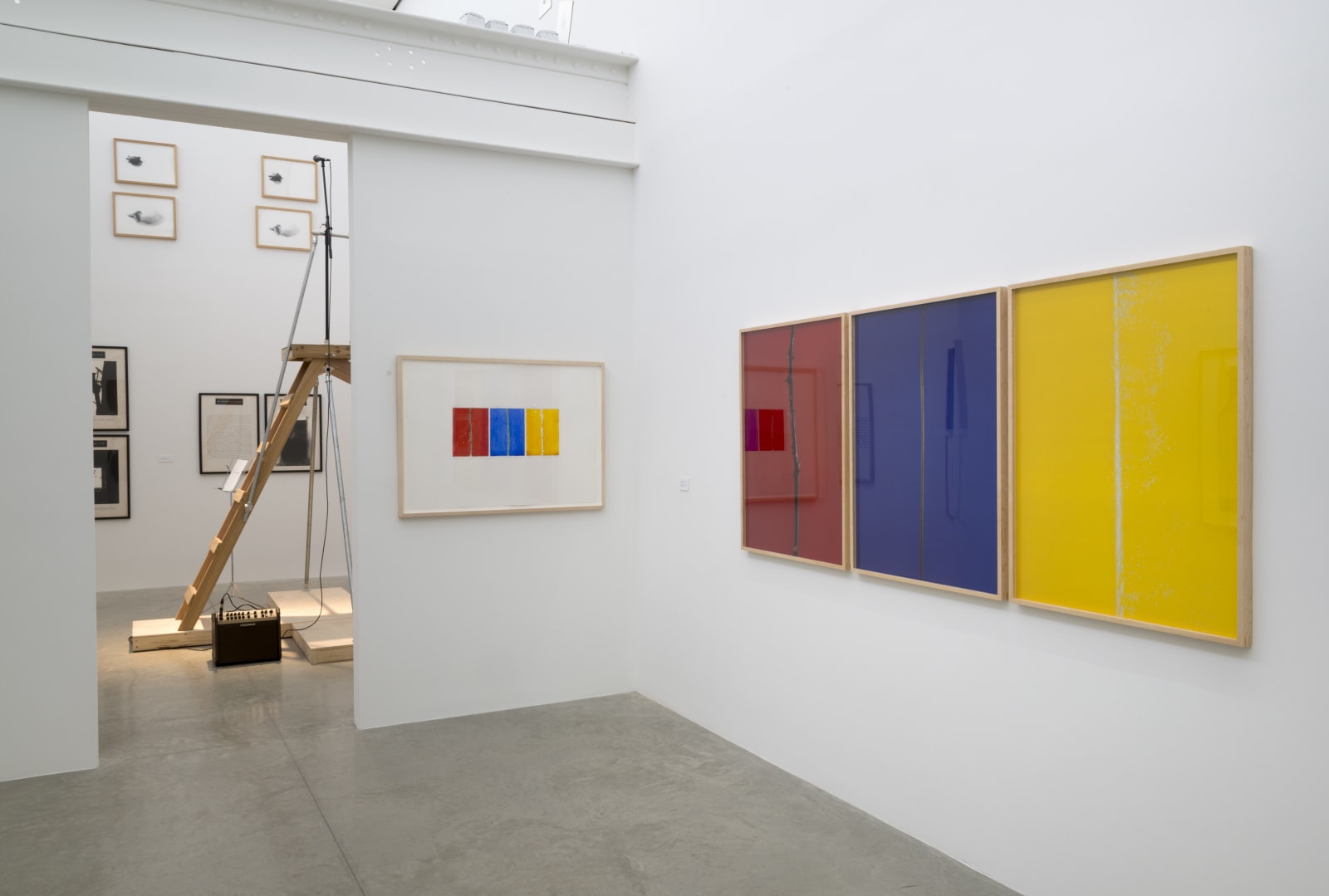 Installation view, Bill Beckley 1968 - 1978: The Accidental Poet (The Avoidance of Everything) Albertz Benda, New York, 2015