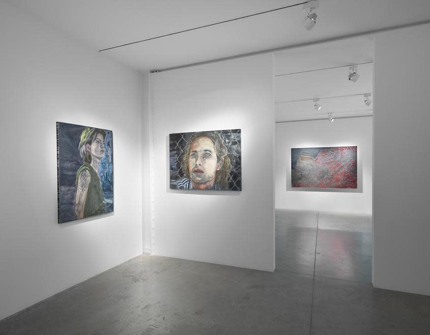 Ena Swansea: New Paintings. Oct 27 - Dec 17, 2016. albertz benda, New York. Photo by Christopher Burke Studio