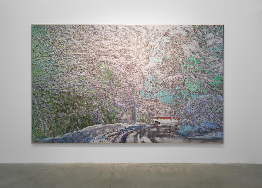 Ena Swansea: New Paintings (installation image). Photo by Christopher Burke Studio