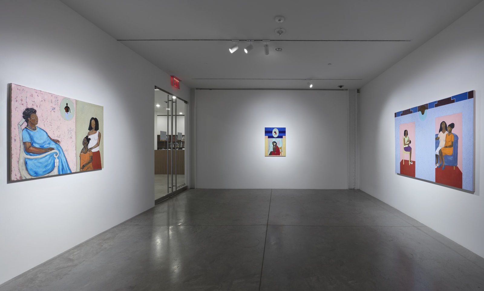 Larissa de Souza: Parades Que Contam Histórias. February 9 - March 18, 2023. albertz benda, New York. Photo by Thomas Muller.