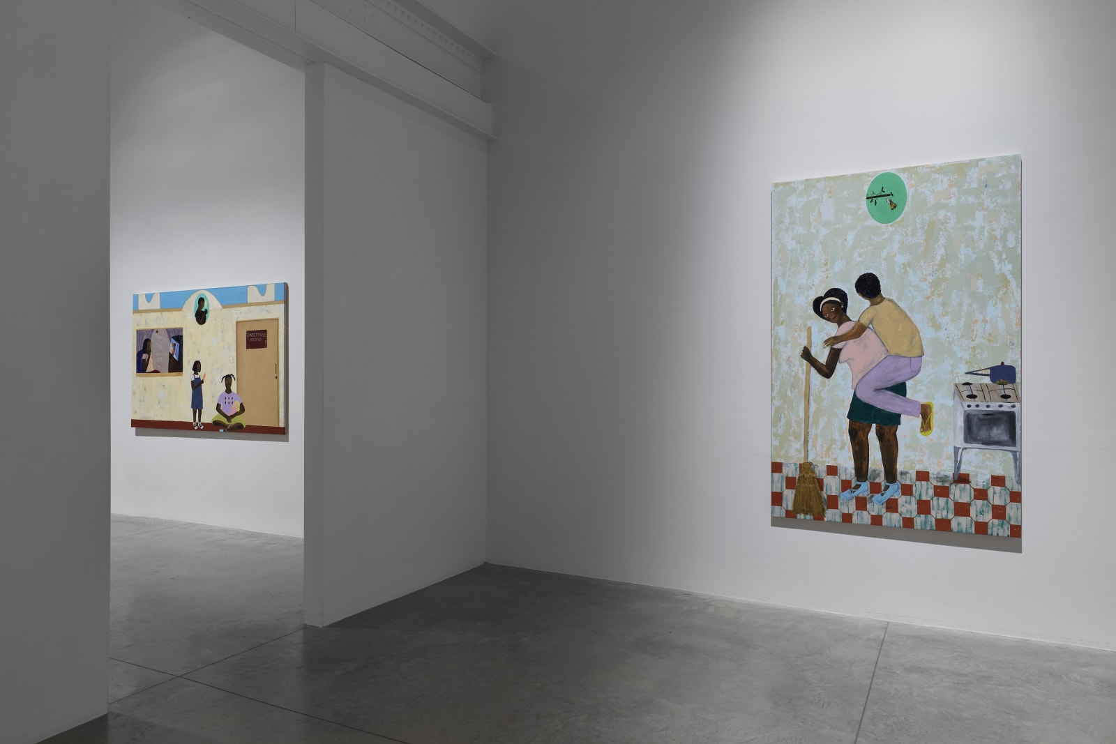 Larissa de Souza: Parades Que Contam Histórias. February 9 - March 18, 2023. albertz benda, New York. Photo by Thomas Muller.