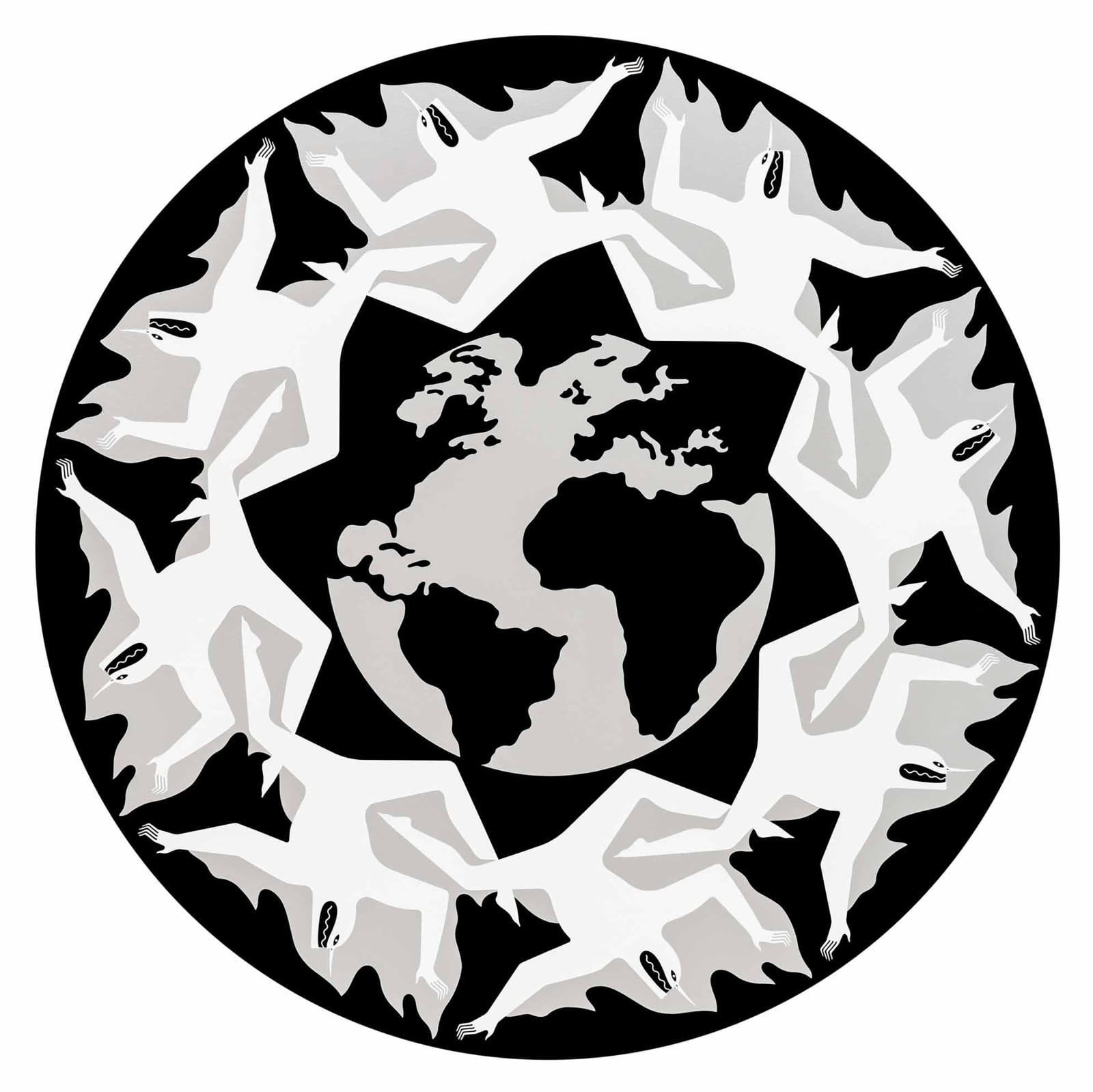 Cleon Peterson, I'd Like to Buy the World a Coke II, 2022