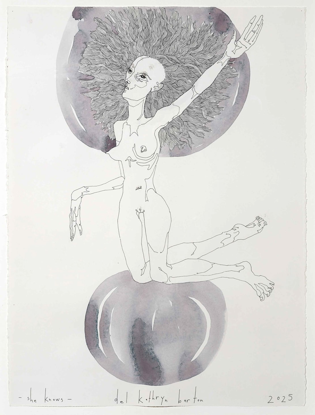 Del Kathryn Barton, she knows, 2025