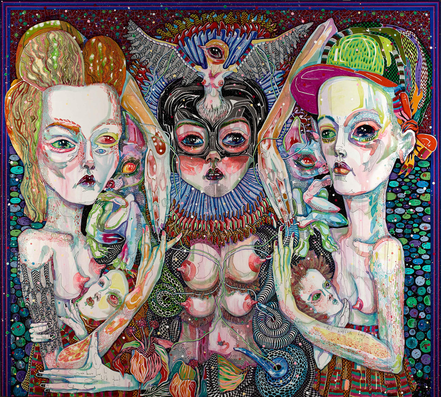 Del Kathryn Barton, we knew how to talk about it, 2025