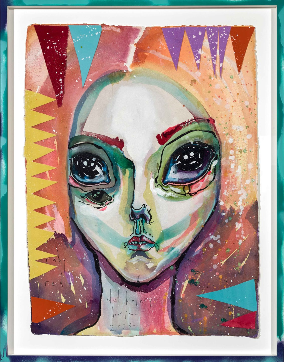 Del Kathryn Barton, ruby red, 2024